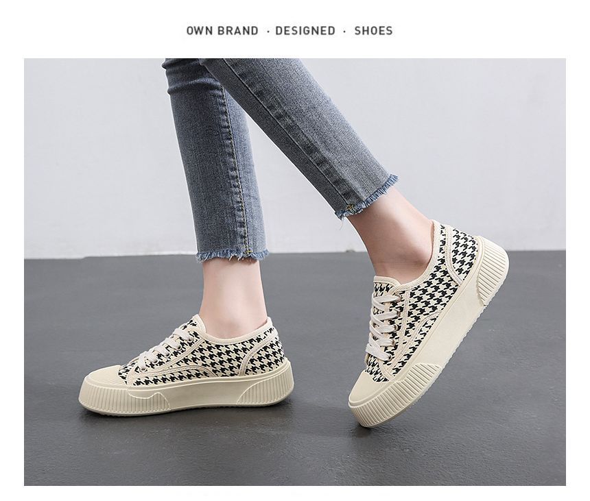 Houndstooth Sneakers SpreePicky