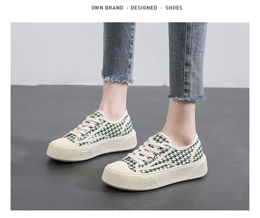 Houndstooth Sneakers SpreePicky