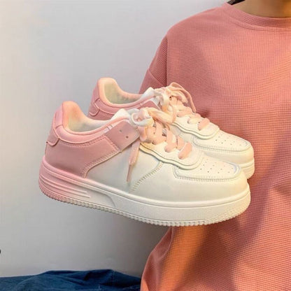 Ombre Platform Sneakers SpreePicky