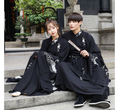 Couple Matching Traditional Chinese Embroidered Jacket / Top / Skirt / Set SpreePicky