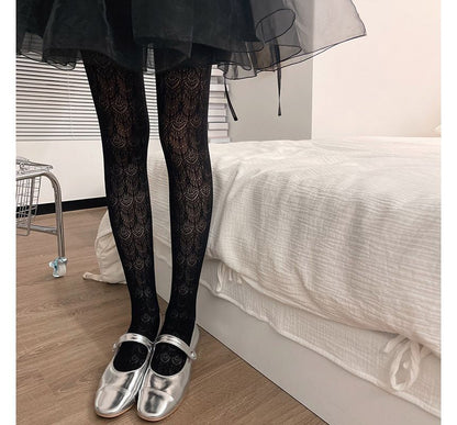 Balletcore Lace Tights SpreePicky