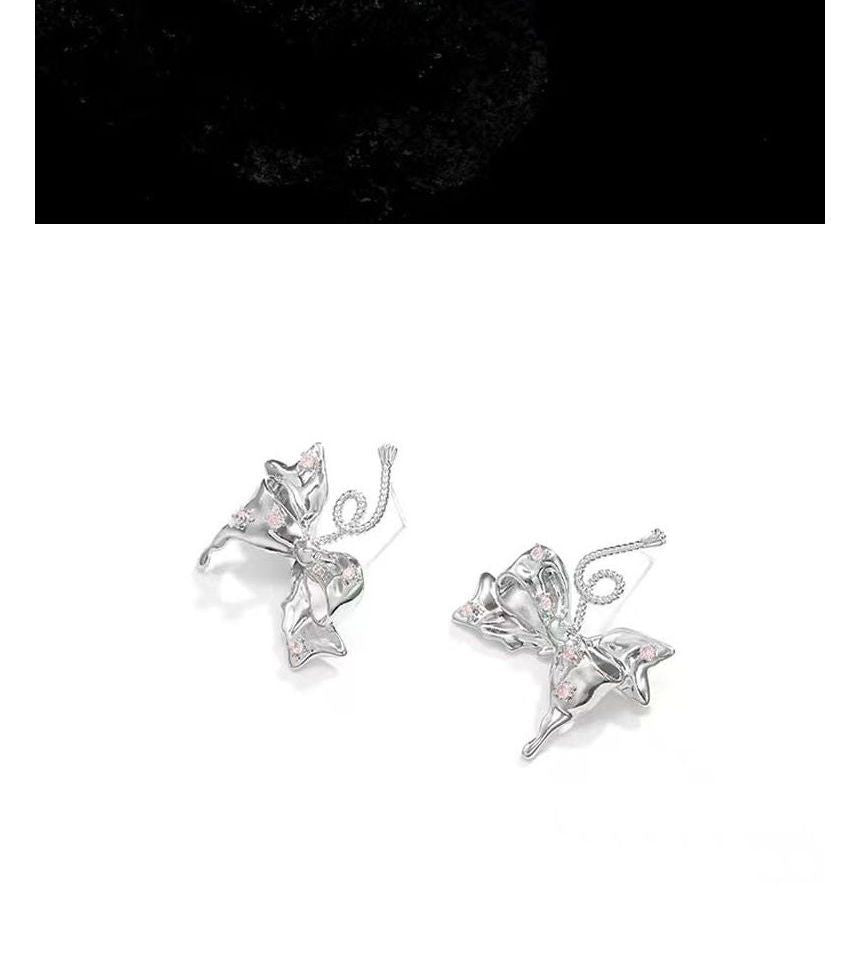 Asymmetrical Bow Earring SpreePicky