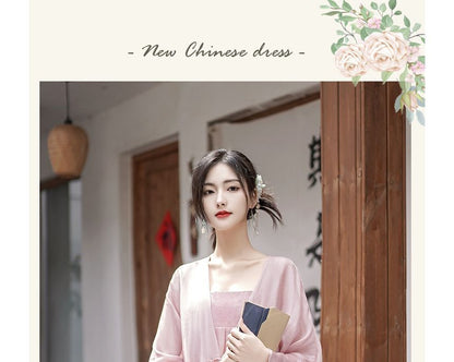 Set: Spaghetti Strap Plain Maxi A SpreePicky