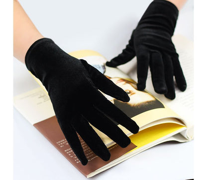 Plain Velvet Gloves SpreePicky