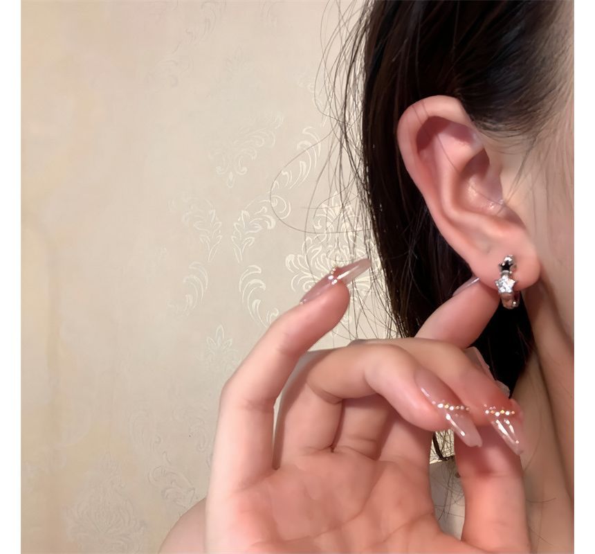 (various designs) 3: Glaze Alloy Earring Star Set of FashionChic