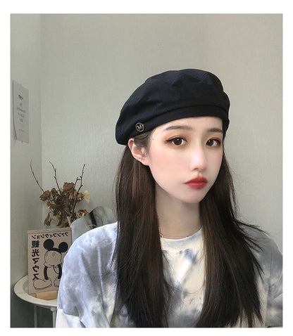 Plain Beret Hat SpreePicky