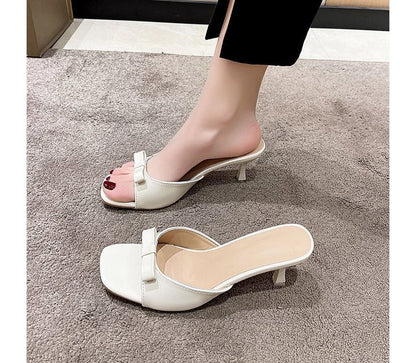 High Heel Bow Sandals mySite