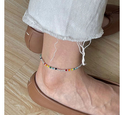 Bead Alloy Anklet SpreePicky