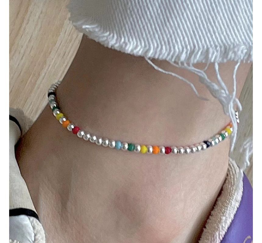 Bead Alloy Anklet SpreePicky