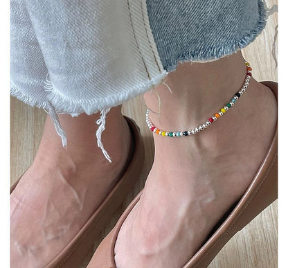 Bead Alloy Anklet SpreePicky