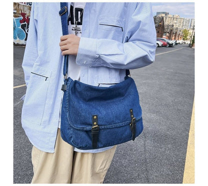 Denim Messenger Bag mySite