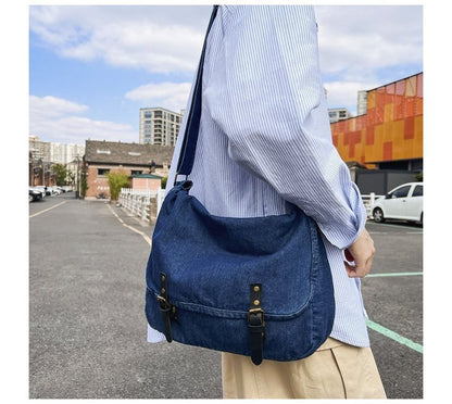 Denim Messenger Bag mySite