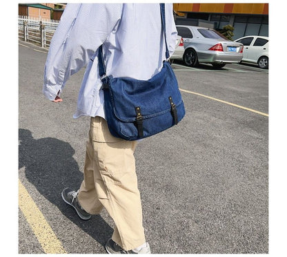 Denim Messenger Bag mySite