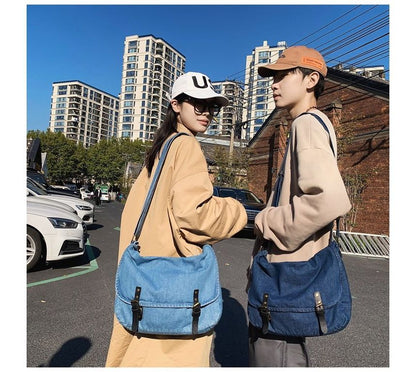 Denim Messenger Bag mySite