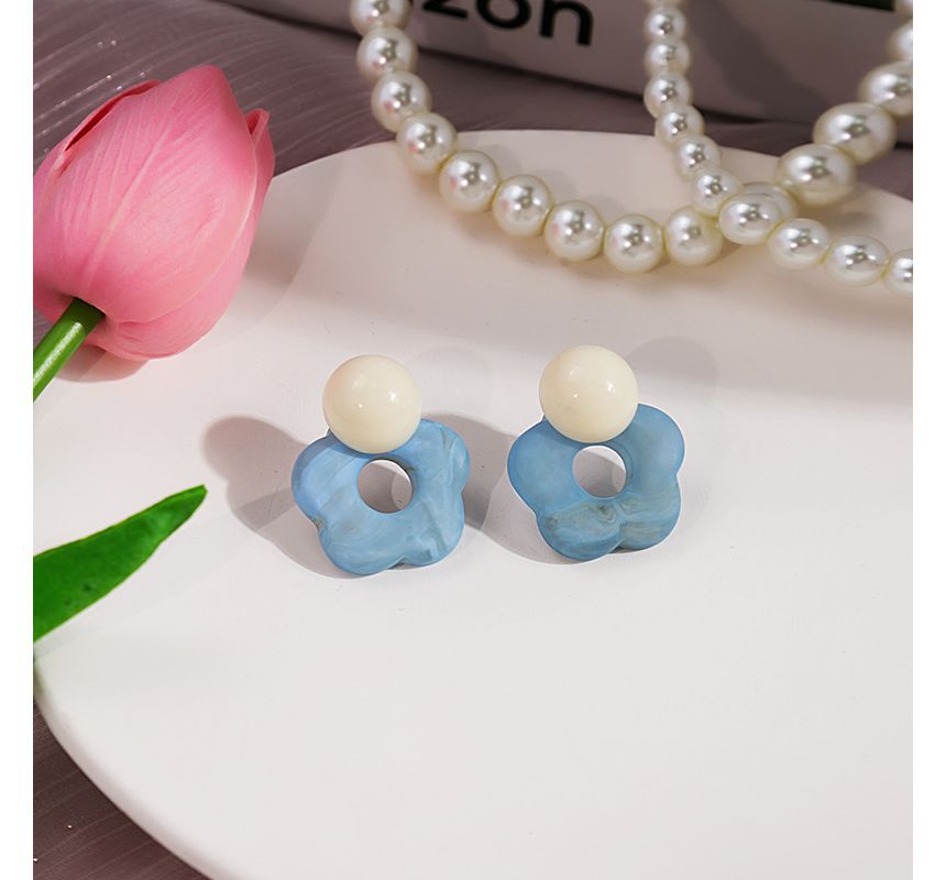 Flower Resin Earring SpreePicky