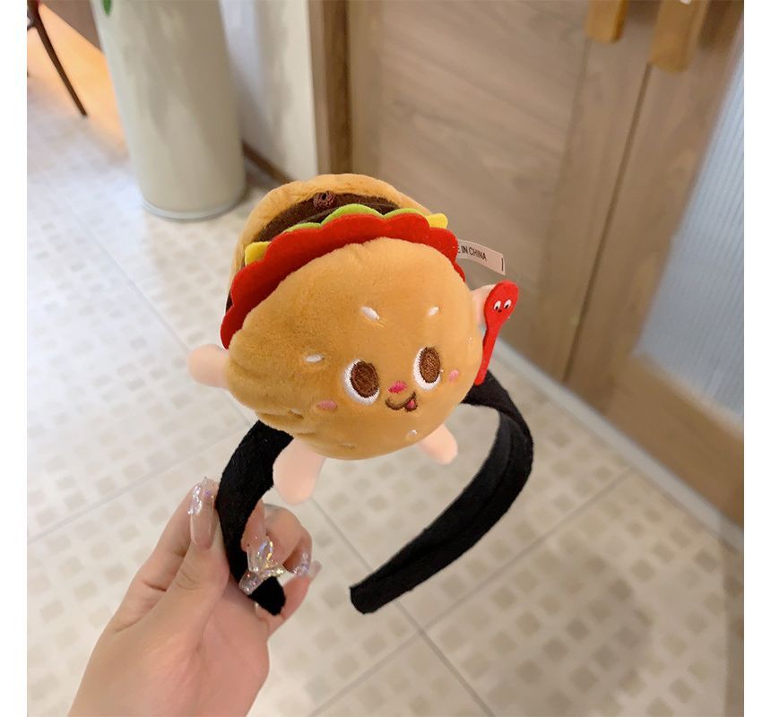 Cartoon Fast Food Chenille Headband SpreePicky