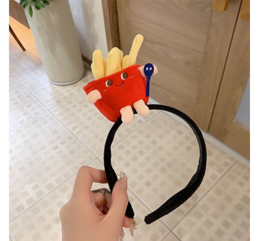 Cartoon Fast Food Chenille Headband SpreePicky