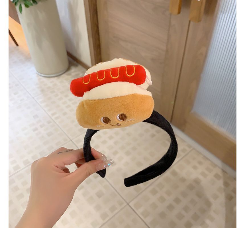 Cartoon Fast Food Chenille Headband SpreePicky