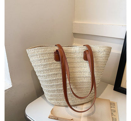 Straw Basket Shoulder Bag SpreePicky