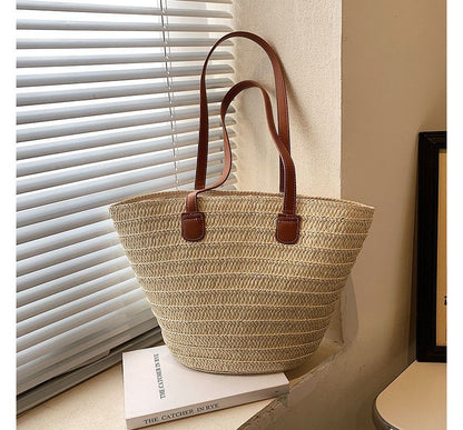 Straw Basket Shoulder Bag SpreePicky