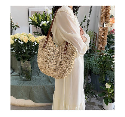 Straw Basket Shoulder Bag SpreePicky