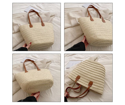 Straw Basket Shoulder Bag SpreePicky