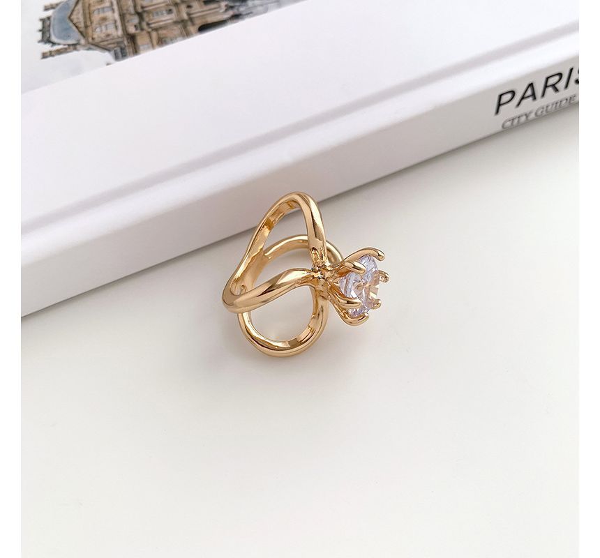 Faux Pearl Alloy Scarf Ring SpreePicky