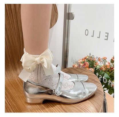 Bow Accent Lace Socks SpreePicky