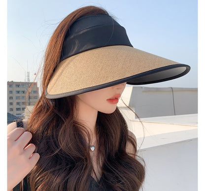 Piped Open Top Sun Hat SpreePicky