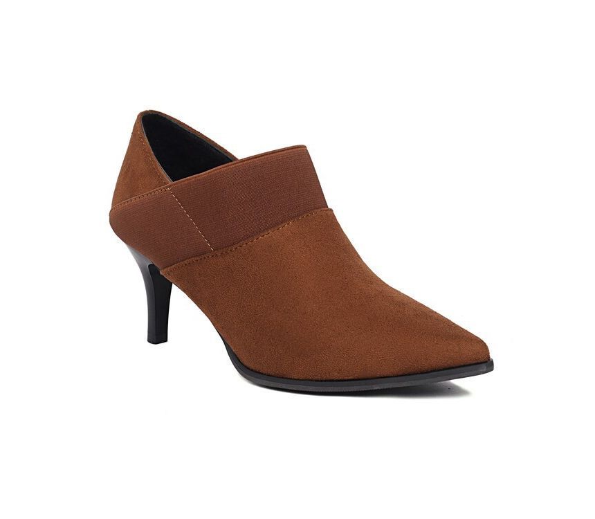 Pointy Toe High Heel Ankle Boots SpreePicky