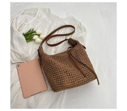 Straw Bucket Bag SpreePicky