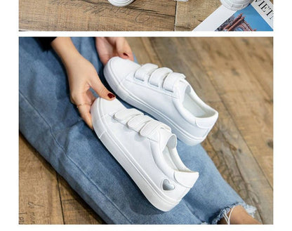 Heart Adhesive Strap Sneakers SpreePicky