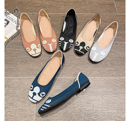 Cartoon Print Flats SpreePicky