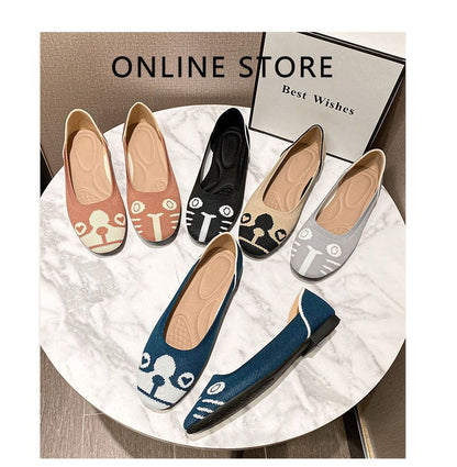 Cartoon Print Flats SpreePicky