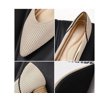 Pointed Ribbed Flats mySite