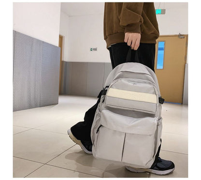 Buckle Nylon Backpack mySite