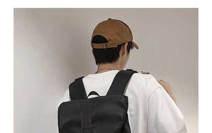 Flap Buckle Nylon Backpack mySite