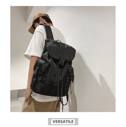 Flap Buckle Nylon Backpack mySite