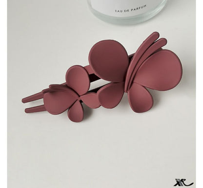 Matte Butterfly Resin Hair Clip SpreePicky