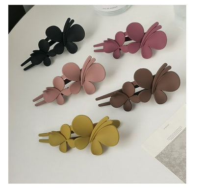 Matte Butterfly Resin Hair Clip SpreePicky