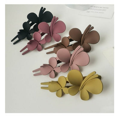 Matte Butterfly Resin Hair Clip SpreePicky