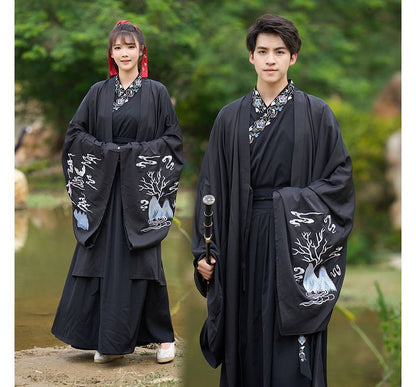 Couple Matching Traditional Chinese Costume Long SpreePicky