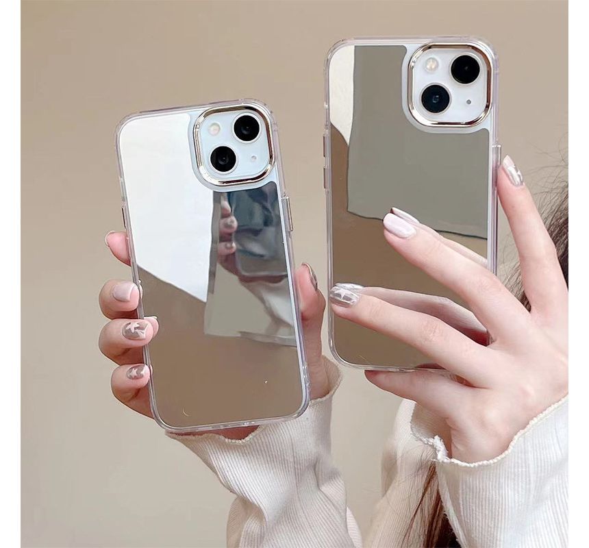 Mirrored Phone Case - iPhone 14 Pro Max / 14 Pro / 14 Max / 14 / 13 Pro Max / 13 Pro / 13 / 13 mini / 12 Pro Max / 12 Pro / 12 / 12 mini / 11 Pro Max / 11 Pro / 11 / SE / XS Max / XS / XR / X / 8 / 8 Plus / 7 / 7 Plus SpreePicky