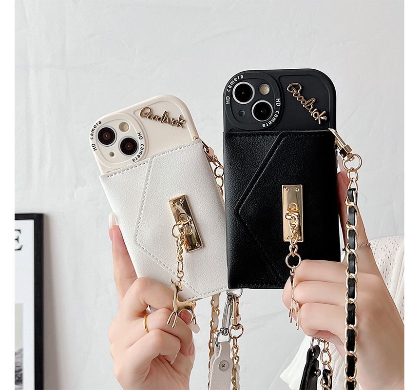 Coin Purse Crossbody Strap Phone Case - iPhone 14 Pro Max / 14 Pro / 14 Max / 14 / 13 Pro Max / 13 Pro / 13 / 13 mini / 12 Pro Max / 12 Pro / 12 / 12 mini / 11 Pro Max / 11 Pro / 11 / SE / XS Max / XS / XR / X / 8 / 8 Plus / 7 / 7 Plus SpreePicky