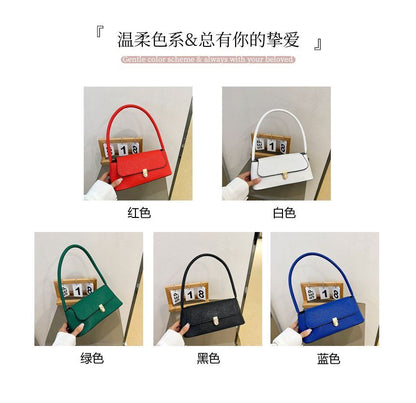 Grained Flap Shoulder Bag SpreePicky