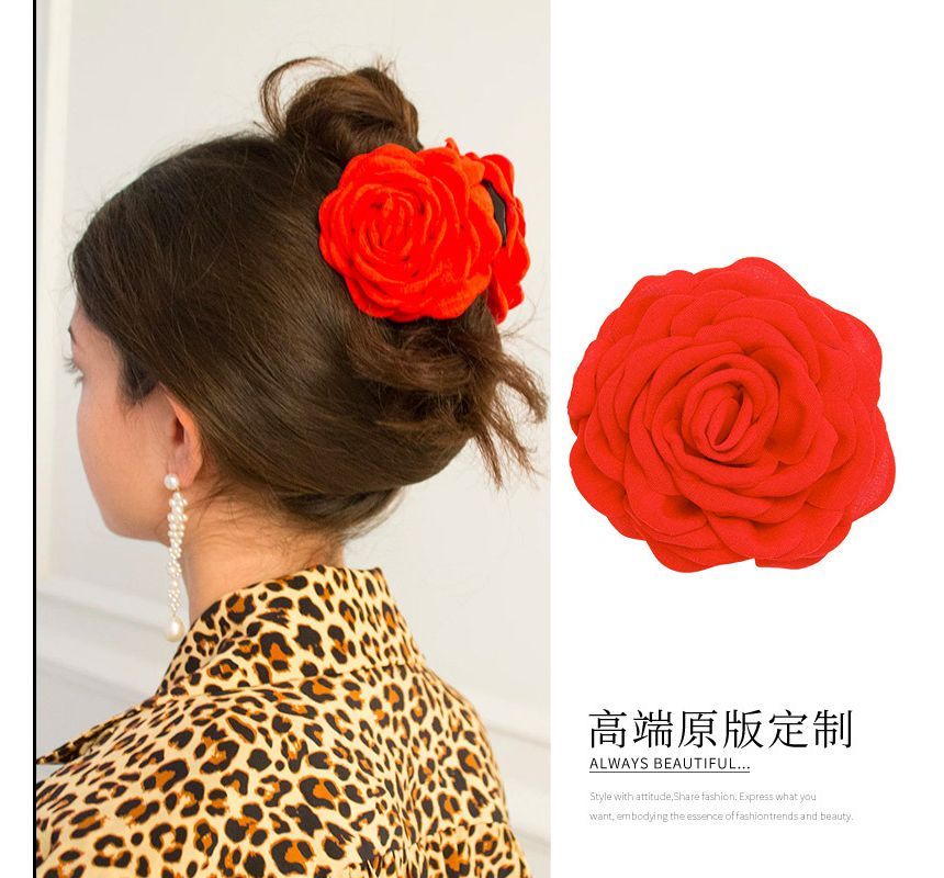 Floral Fabric Hair Clamp (various designs) SpreePicky