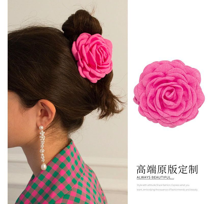 Floral Fabric Hair Clamp (various designs) SpreePicky