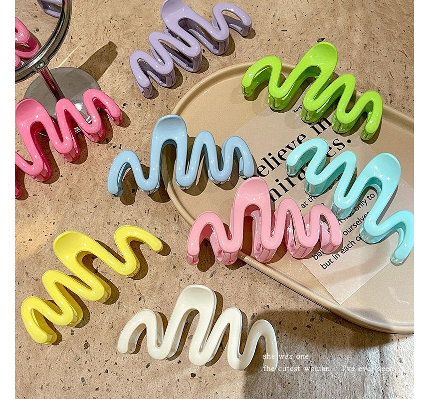 Curve Acrylic Hair Clamp SpreePicky