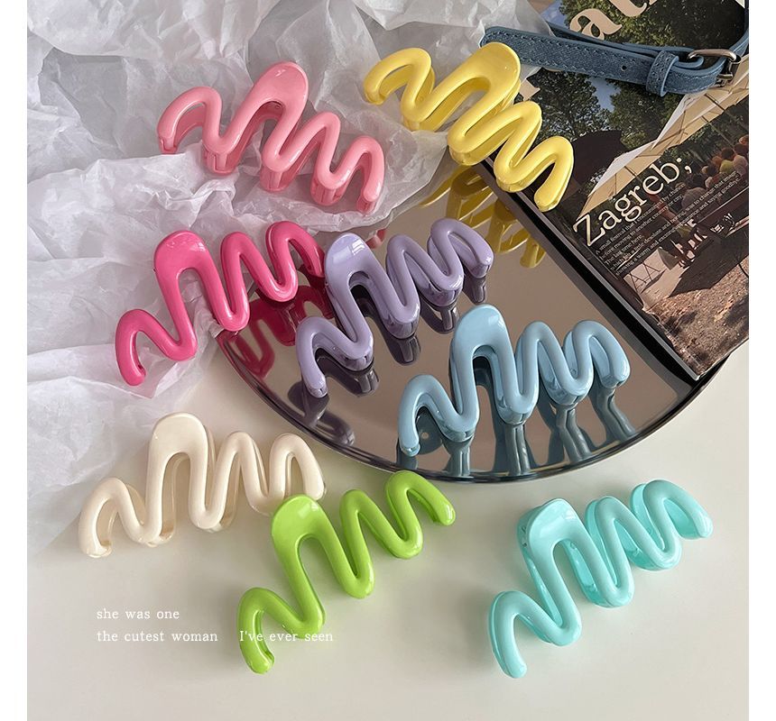 Curve Acrylic Hair Clamp SpreePicky