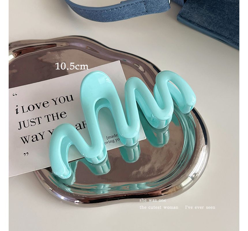 Curve Acrylic Hair Clamp SpreePicky